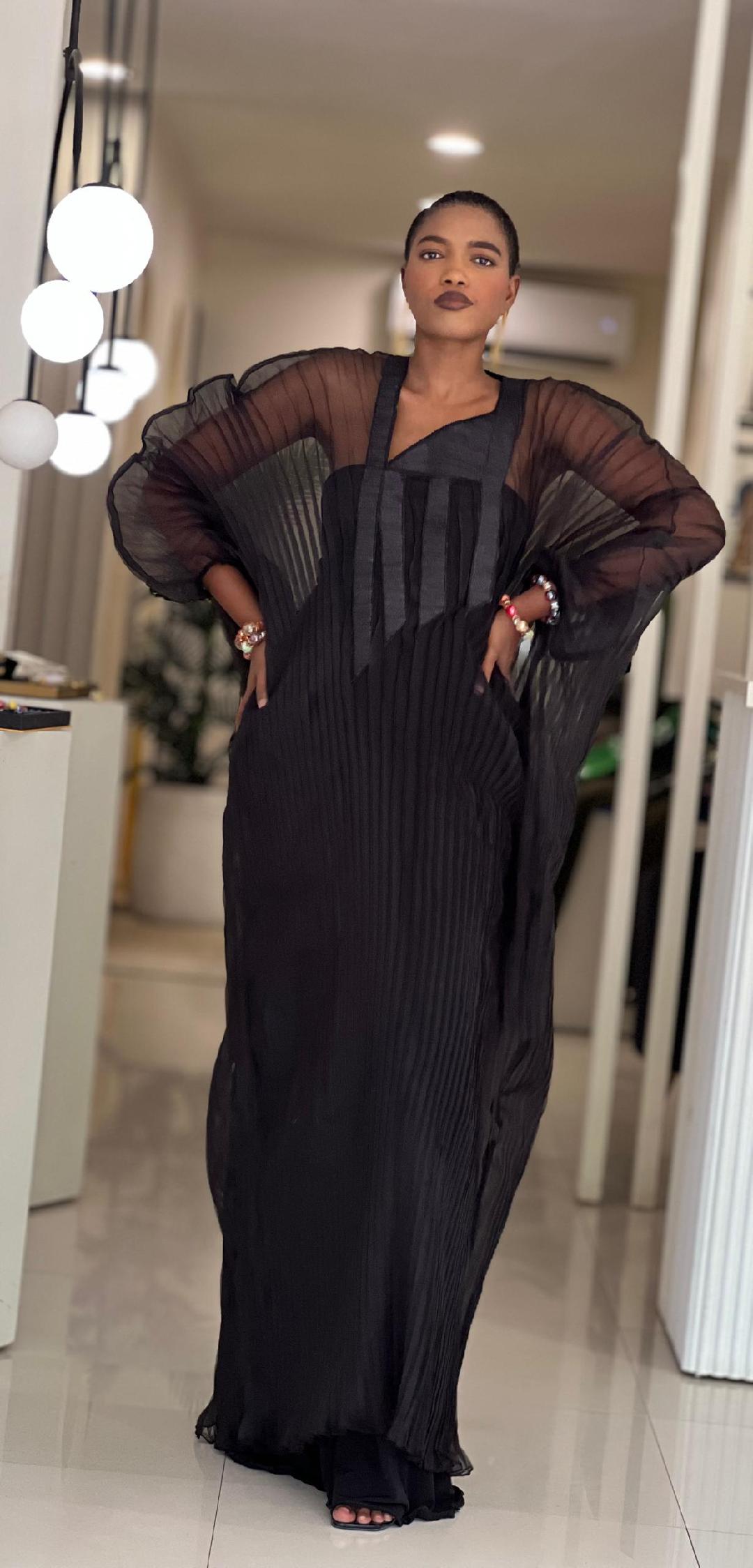 Boubou Fatouma Plissé
